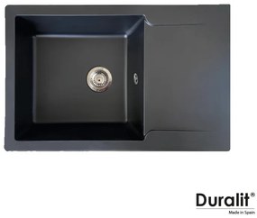 Duralit KΝ105 Νεροχύτης Ένθετος Αντιστρεφόμενος 79x50εκ Graphite