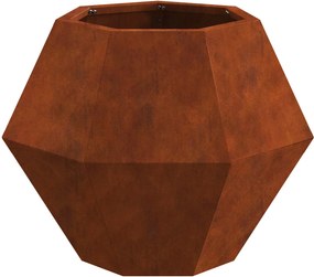 vidaXL Γλάστρα 2 τμχ. Σκ rusty 50 x 50 x 40 cm