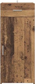 vidaXL Ντουλάπι αποθήκευσης Τεχνίτικη Δρυς 40 x 42,5 x 93 εκ.