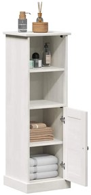 vidaXL Ντουλάπι Μπάνιου VIGO Λευκό 37 x 34 x 110 εκ Μασίφ ξύλο πεύκου