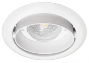 Χωνευτό Σποτ Φωτιστικό Ψευδοροφής Downlight LED 42W Μονή Περιστροφή 4000Κ Φ17,3cm Uno 173-G Interlight 19368 Ασημί