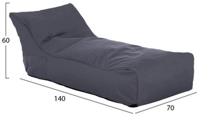 ΠΟΥΦ ALOK HM5806.02 ΓΚΡΙ ΜΕ UV PROTECTION 140x70x60Υ εκ. (1 Τεμμάχια)