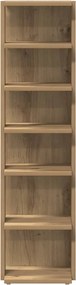 vidaXL Παπουτσοθήκες 2 τεμ. Αρτισιανή Δρυς 28x27x102 εκ. Επεξ. Ξύλο