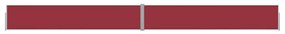 Σκίαστρο Πλαϊνό Συρόμενο Βεράντας Κόκκινο 170 x 1200 εκ. - Κόκκινο