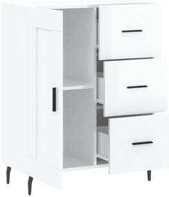 vidaXL Ντουλάπι Γυαλιστερό Λευκό 69,5x34x90 εκ. Επεξεργασμένο Ξύλο