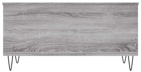 vidaXL Τραπεζάκι Σαλονιού Γκρι Sonoma 90x44,5x45 εκ.Επεξεργασμένο Ξύλο