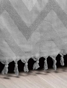 Κουβέρτα Πικέ Ζακάρ GOLWE GREY