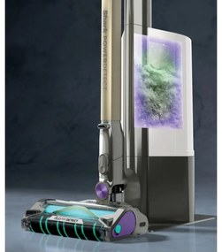 Όρθια ηλεκτρική σκούπα Shark IP3251EUT, 380W, 0.7 l, PowerDetect, Βραχίονας με δυνατότητα απόσπασης, Αυτονομία 70 λεπτά, Γκρι/Μωβ