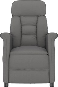 vidaXL Πολυθρόνα Σκούρο Γκρι Μικροΐνες
