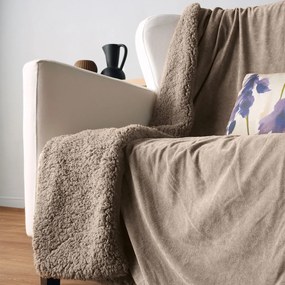 Κουβέρτα Καναπέ Βελουτέ (130x170) Kentia Stylish Sutton 26 Beige