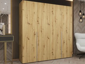 Ντουλάπα Alicante Τετράφυλλη-Φυσικό - Cashmere