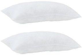 vidaXL Μαξιλάρια 2 pcs Λευκό 40 x 80 cm