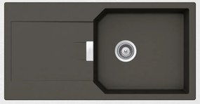 Schock Manhattan 30100 - Νεροχύτης Κουζίνας Γρανίτη 100x51 - Asphalt