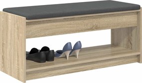 vidaXL Παγκάκι Χαλωρίου Δρύς Sonoma 103 x 38 x 45 εκ