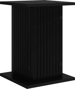 vidaXL Βάση φυτών 2 pcs Μαύρο 30,5 x 30 x 43 εκ Επεξεργασμένο Ξύλο