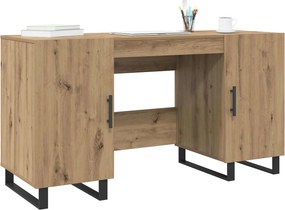 vidaXL Γραφείο artisan δρυς Επεξεργασμένο ξύλο 140 x 50 x 75 εκ.