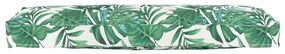 vidaXL Σετ Μαξιλαριών Πάγου Floral 2 pcs Μοτίβο φύλλων 120 x 40 x 8 εκ