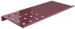 Ράφι Μπάνιου 3015-153 28x15x1cm Matte Bordeaux Pam&amp;Co Ανοξείδωτο Ατσάλι