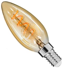 Λαμπτήρας Led Soft Spiral Filament 99133 C35 E14 4W 320lm Dimmable Honey GloboStar 4W