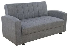 Καναπές - Κρεβάτι Dimos 2θέσιος Ύφασμα Γκρί 157x77x83Υ εκ. 157x77x83 εκ.