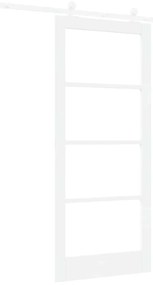 vidaXL Συρόμενη Πόρτα ORKDAL Λευκό 86 x 198.5 cm Ξύλο και μέταλλο
