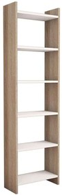 Βιβλιοθήκη Darco 197-000197 48,6x22x160cm Oak-White