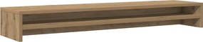 vidaXL Βάση Οθόνης Artisan Δρυς 100x24x13 εκ. από Τεχνητό Ξύλο
