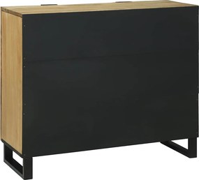 vidaXL Πλαϊνό Γραφείο Καφέ 90 x 33 x 75 εκ Μασίφ ξύλο μάνγκο