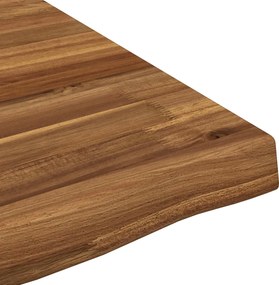 vidaXL Επιφάνεια Τραπεζιού Live Edge 90 x 80 x 3,2 cm Ορθογώνιος