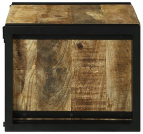 vidaXL Κρεμάστρα Κρασιού 46x35x27.5 εκ Μασίφ Ξύλο Τραχύ Μάνγκο