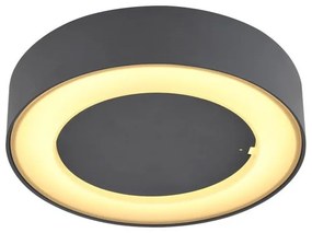 Πλαφονιέρα Φωτιστικό Οροφής LED 12W Ανθρακί IP54 Sura 32136D Globo Lighting-32136D-Ανθρακί 32136D