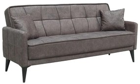 Καναπές PERTH Ύφασμα Καφέ Sofa:210x80x75 Bed:180x100cm