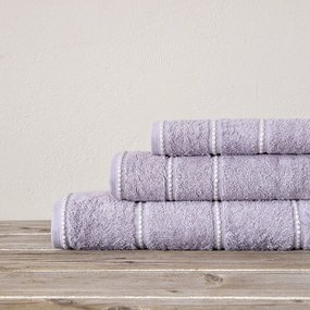Πετσέτες Prestige (Σετ 3τμχ) Lilac Nima Σετ Πετσέτες 70x140cm 100% Βαμβάκι