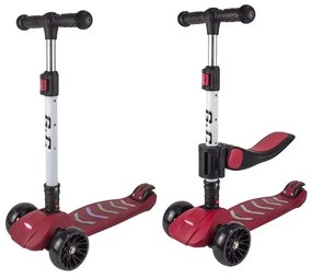 GC SCOOTER FUN S929 2 σε 1 Κόκκινο ME LED ΦΩΤΑΚΙΑ
