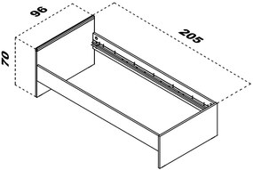Κρεβάτι Young Light