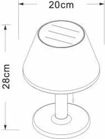 Ηλιακή λάμπα Galix G2 Ανιχνευτής Κίνησης Λευκό 1,2 w 100 Lm