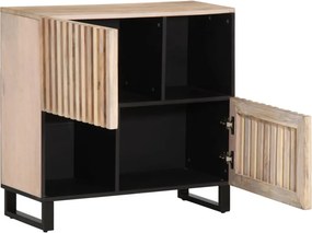 vidaXL Ντουλάπι 80x34x75 εκ. από Μασίφ Ξύλο Μάνγκο