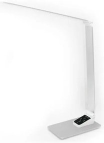 Adeleq Φωτιστικό Γραφείου - Πορτατίφ LED 9.5W 230V/12VDC CCT Ασημί 0-966