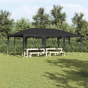vidaXL Σκηνή Πάρτυ Ανθρακί, Λευκό 600 x 400 x 266 εκ