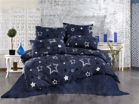 Σετ Σεντόνια Polycotton Μονά 160x240εκ. Γαλαξίας 307 Dark Blue Dimcol