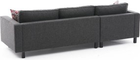 Corner Sofa Kale Linen - Anthracite Anthracite