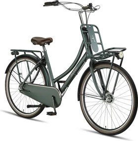 Retro 28 Inch 53 cm Women 3SP Roller brakes Forest green