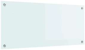vidaXL Πίσω Πάνελ Κουζίνας Λευκό 90 x 40 cm σκληρυμένο γυαλί