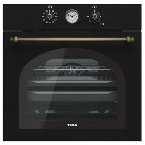 Teka HRB 6300 Anthracite Brass Εντοιχιζόμενος Φούρνος Country Style πολλαπλών λειτουργιών Εγγύηση 2+3 Χρόνια