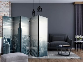 Διαχωριστικό με 5 τμήματα - Amazing view to New York Manhattan at sunrise II [Room Dividers]