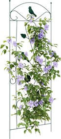 vidaXL Φράχτης Κήπου 3 pcs Πράσινο 110 x 40 cm Ατσάλι