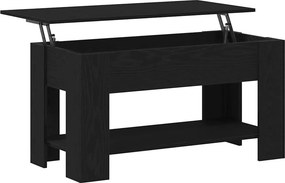 vidaXL Τραπεζάκι σαλονιού Μαύρη Οξυά 101 x 49 x 52 cm