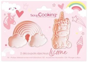 Scrap Cooking Φόρμες - Καλούπια Μπισκότων Με Έμβολο Σετ Μονόκαιροι SCC-2141