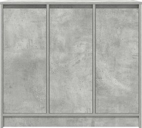 vidaXL Ντουλάπι Γκρι Σκυροδέματος 85x34x76 εκ. Επεξεργασμένο Ξύλο