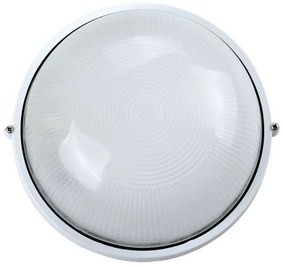 Φωτιστικό Οροφής-Πλαφονιέρα VK/01015/W 19,2x10,7cm 60W E27 IP44 White VKLed Plastic